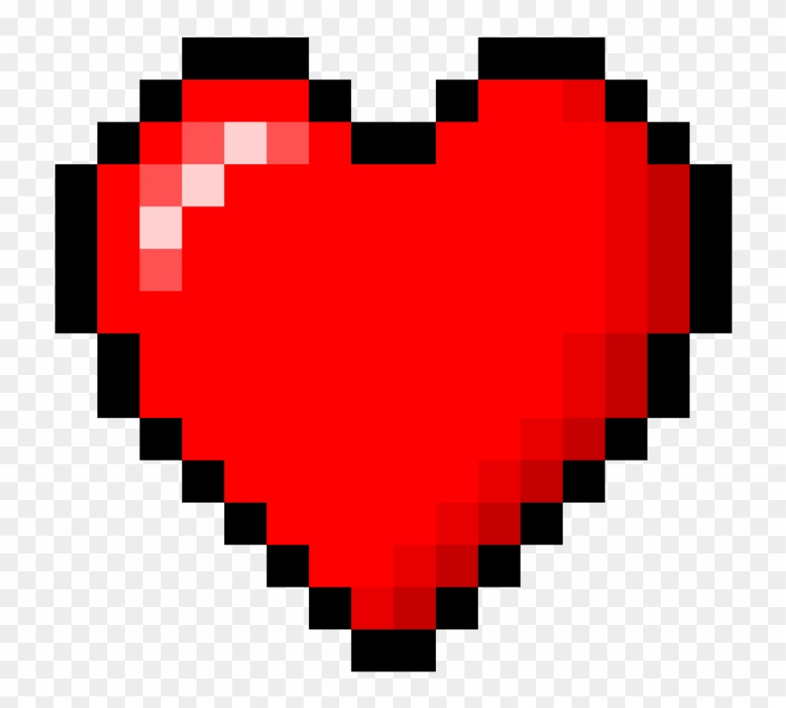 8-bit Heart Stock By Xquatrox On Clipart Library - Pixelated Heart - Png Download