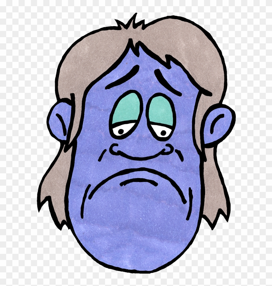 Tickled Pink, Feeling Blue - Sadness Clipart