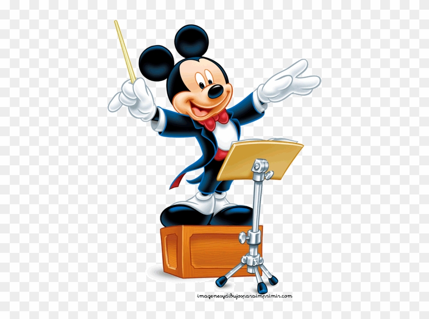 Mickey Mouse Director De Orquesta - Maestro Mickey Mouse Clipart