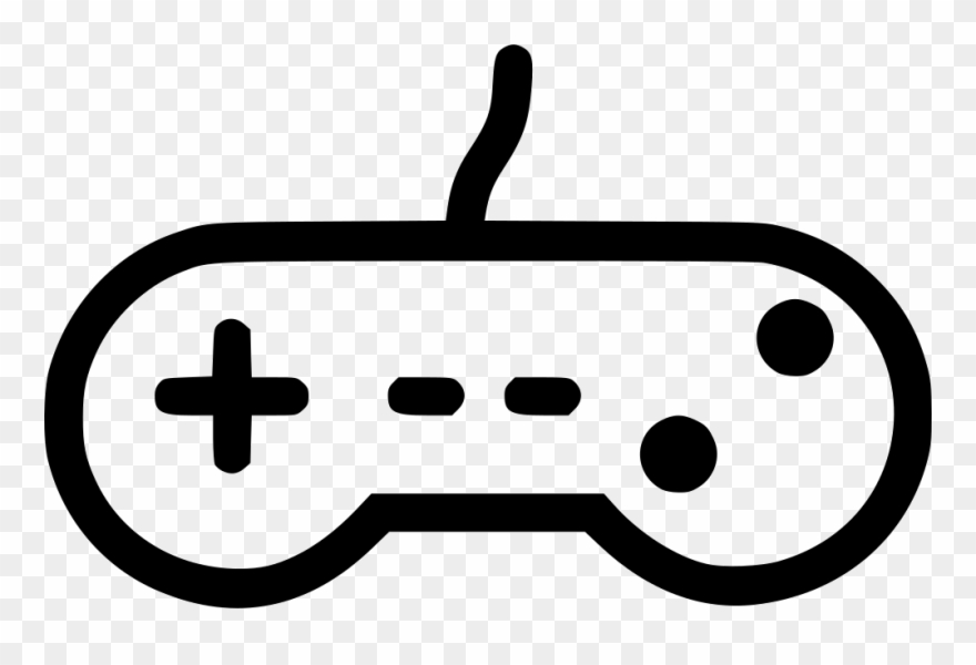 Joystick Clipart Clip Art - Gamepad Icon White Png Transparent Png