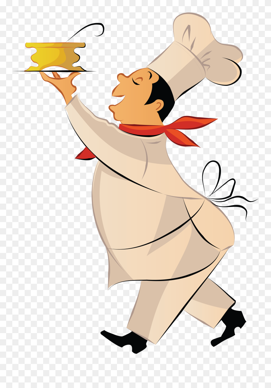 Jpg Freeuse Download Cook Food Clipart - Повар Пнг - Png Download