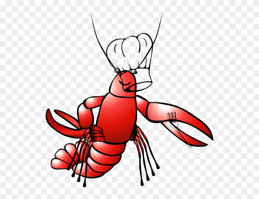 Vector Royalty Free Library Chef Clip Art At - Lobster Clipart - Png Download