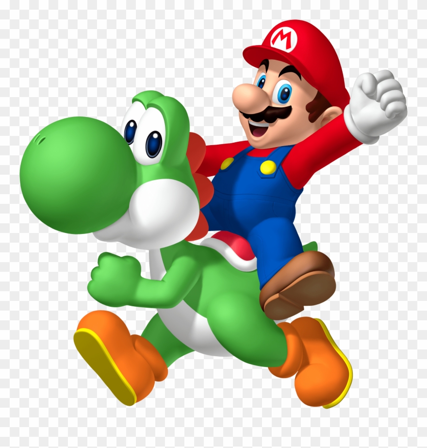 Related Wallpapers - Mario And Yoshi Png Clipart