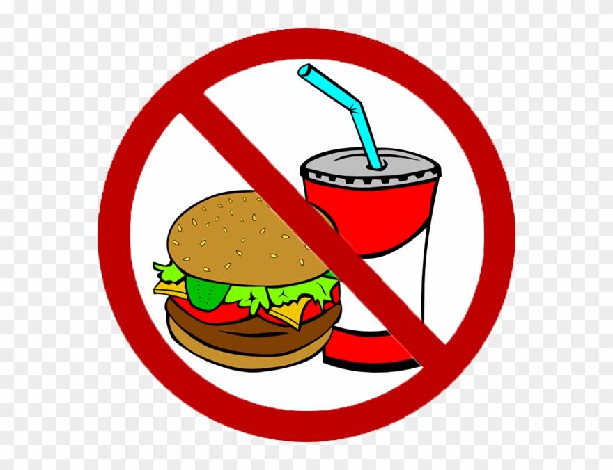 Nofoodanddrinks Image - Say No To Junk Food Poster Clipart
