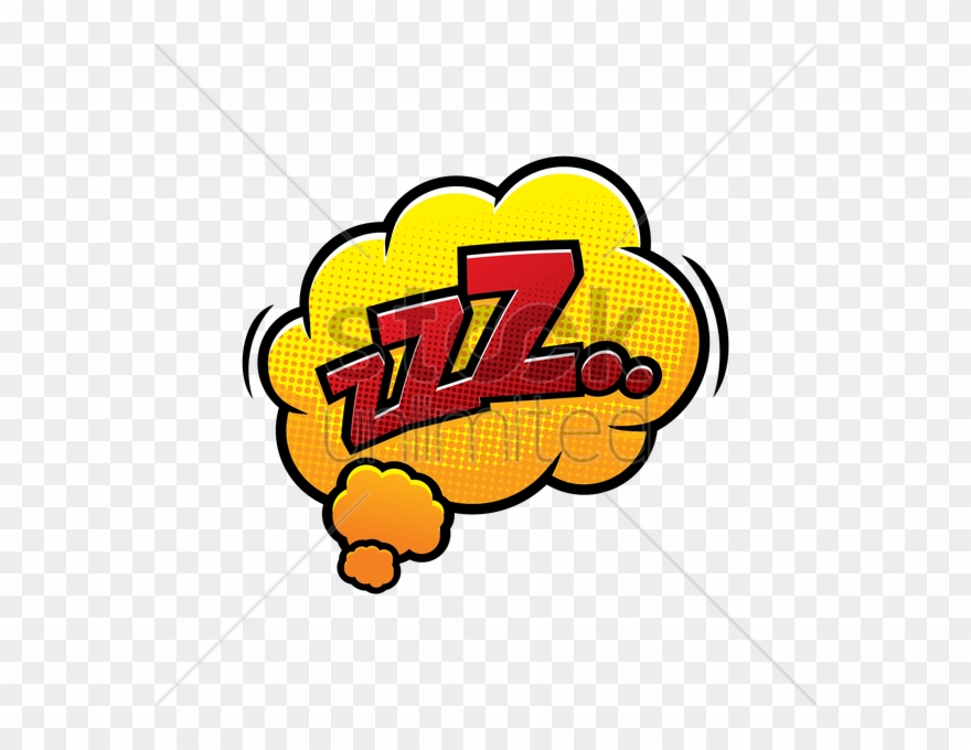 Download Zzz Comic Png Clipart Clip Art Cartoon Yellow - Vector Graphics Transparent Png