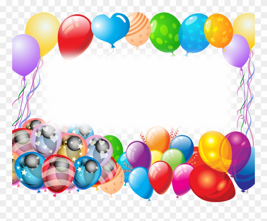 Saturday Clipart Colorful - Party Balloons - Png Download