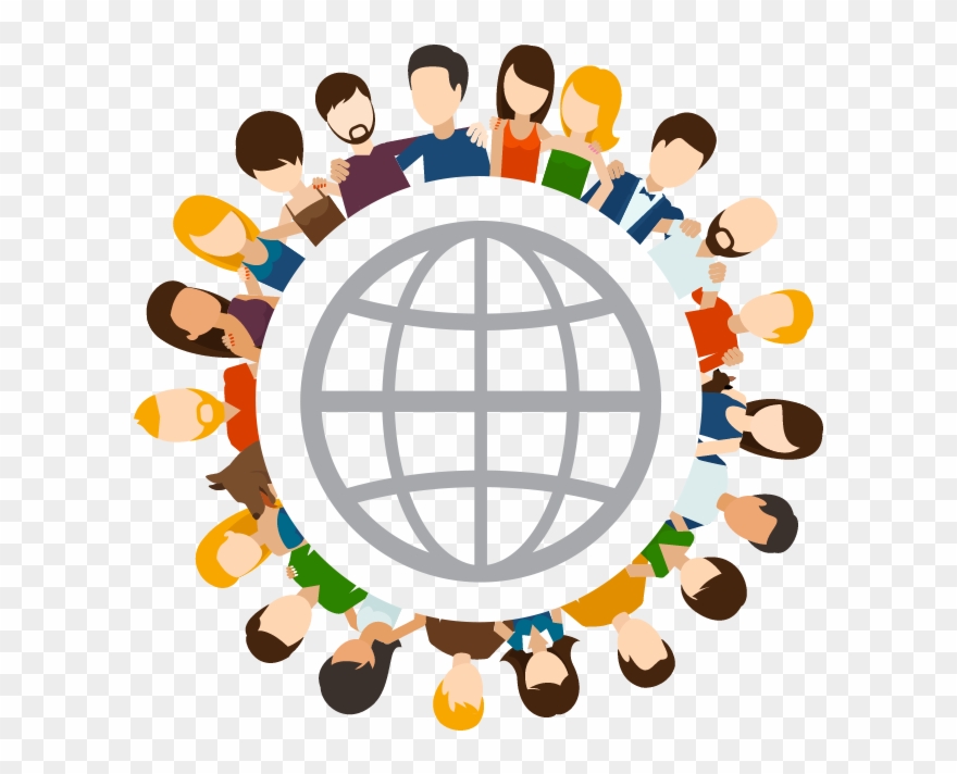 Community - Global Friends Social Network Clipart