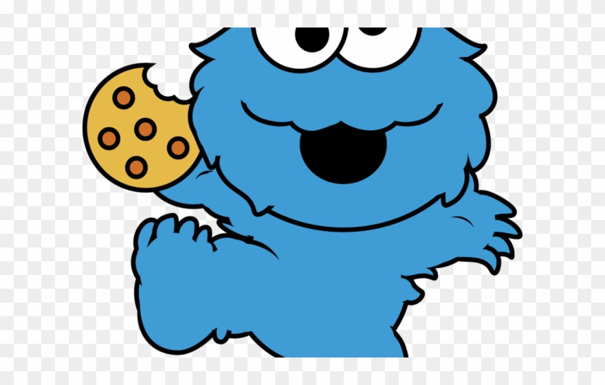 Cookie Monster Clipart Cute - Cookie Monster Clipart - Png Download