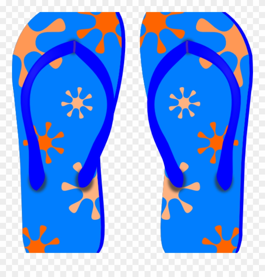 Clipart Slippers 19 Slippers Graphic Freeuse Download - Flip Flop Clip Art - Png Download
