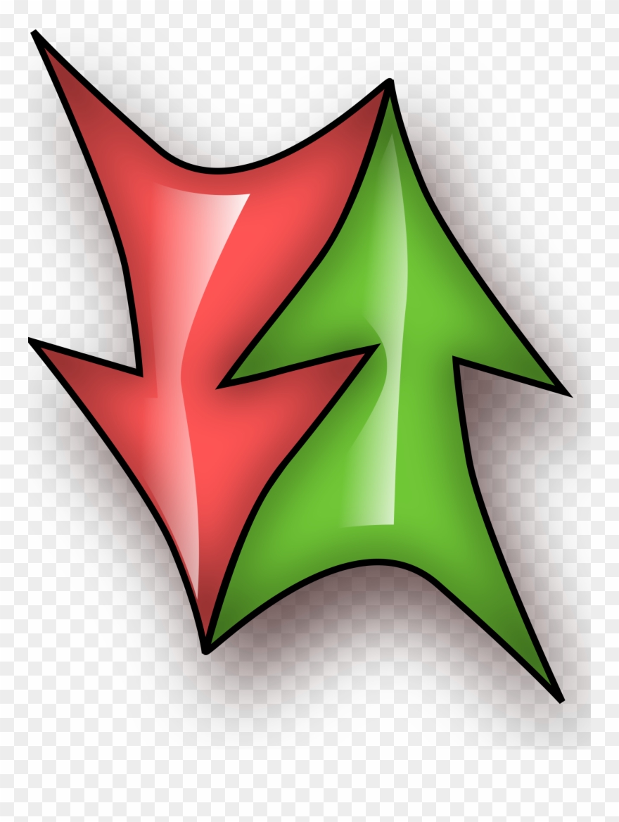 Big Image - Down And Up Arrows Clipart