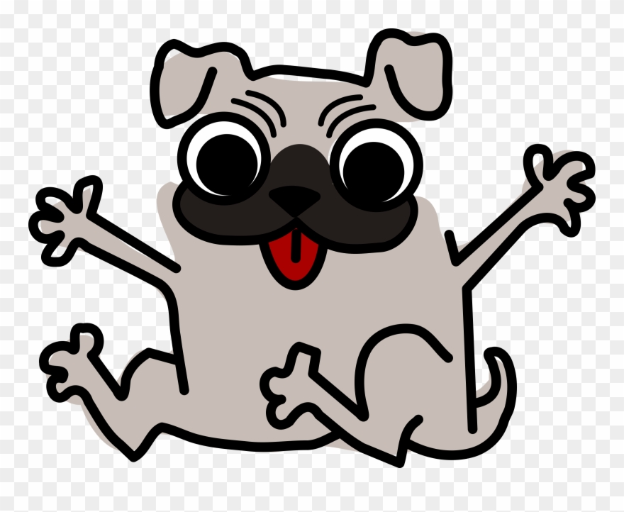 Banner Stock Dog Cartoon Clipart At Getdrawings - Clip Art Dog Png Transparent Png