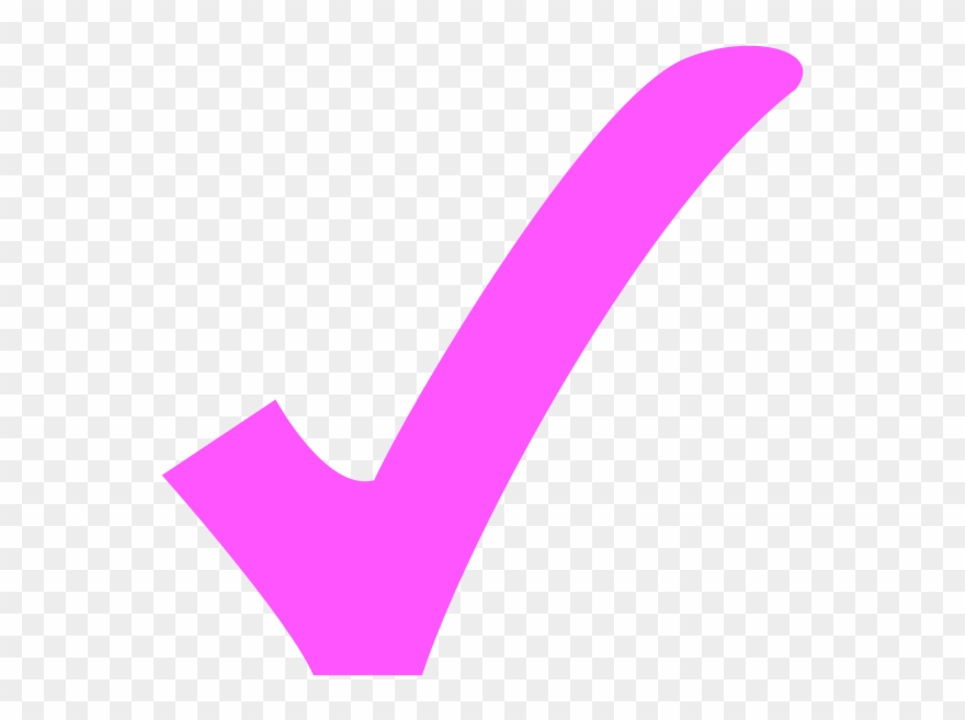 Clipart Free Stock File Check Tick Svg - Check Pink - Png Download