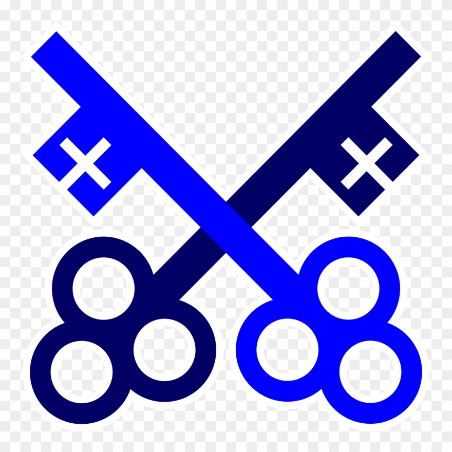 All Photo Png Clipart - Cross Keys Clip Art Transparent Png