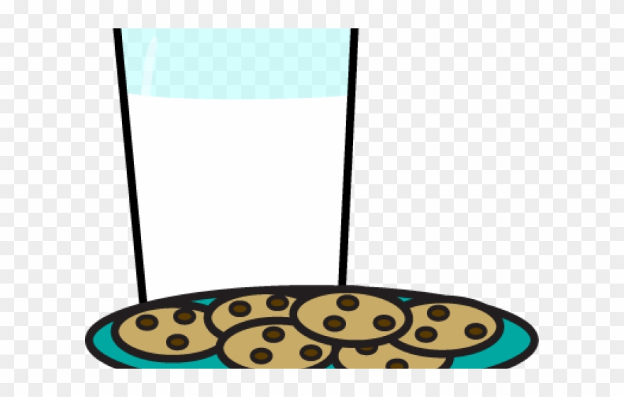 Cookie Clipart Juice - Cookies And Milk Clipart - Png Download