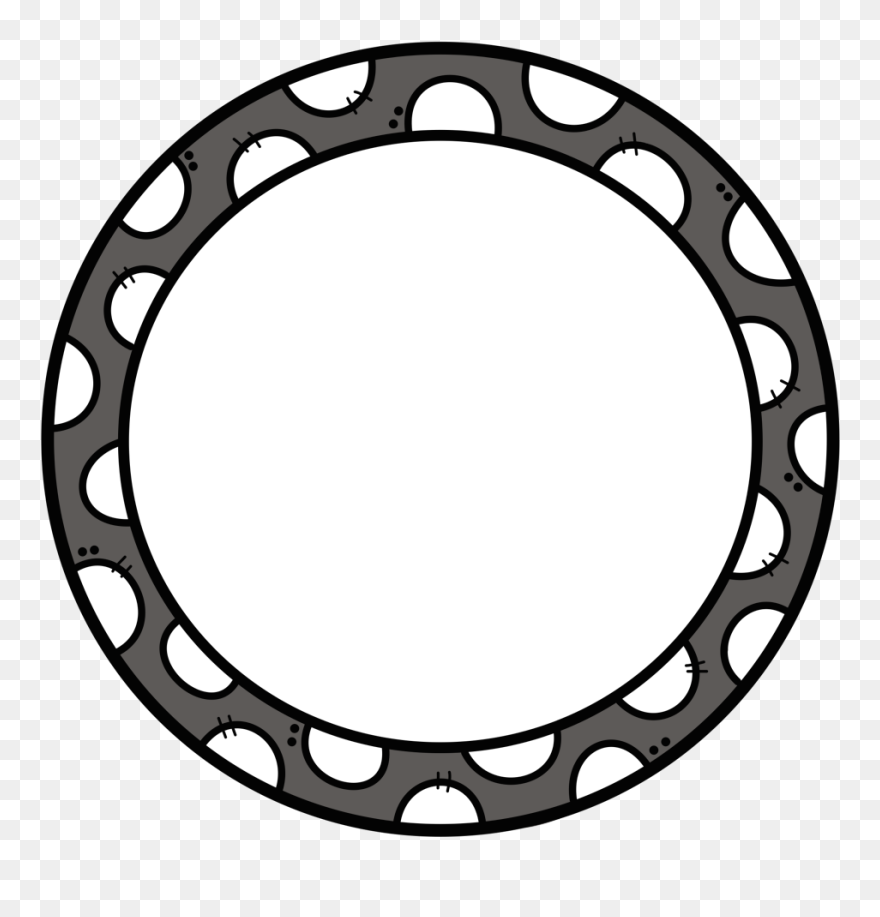 Black And White Poker Chip Clipart