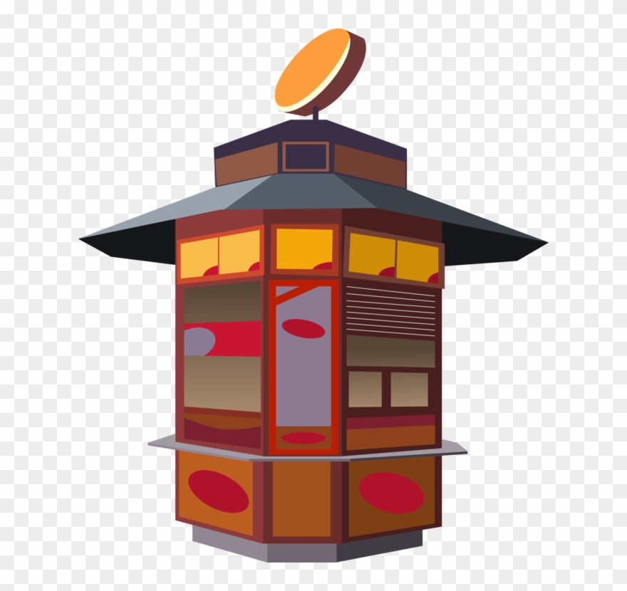 Interactive Kiosks Market Stall Computer Icons Food - Kiosk Free Clipart - Png Download