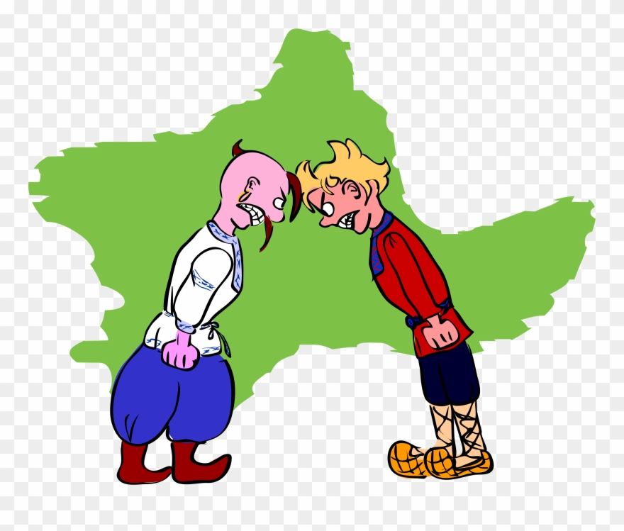 Russia Vs Ukraine - Russian People Vs Ukraine Clipart
