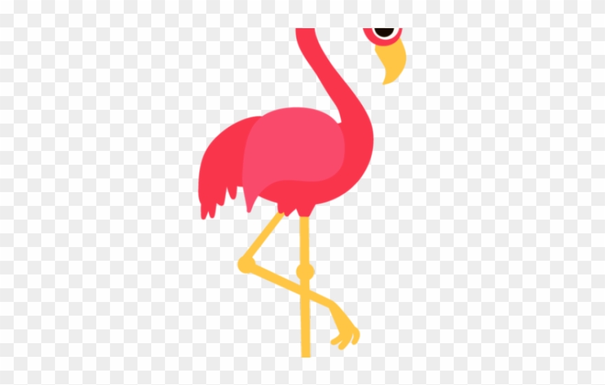Flamingo Clipart Clear Background - Flamingo Vector No Background - Png Download