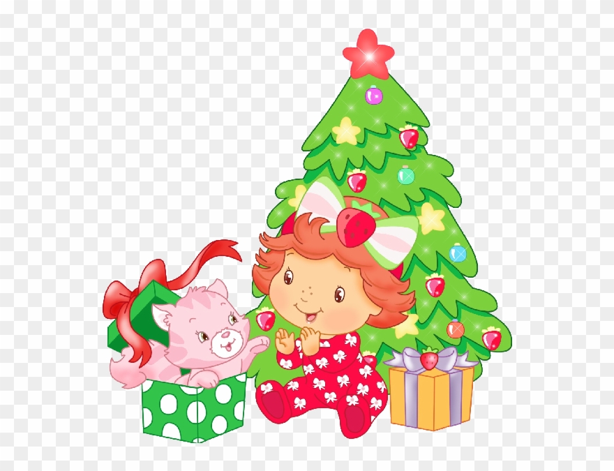 Strawberry Shortcake Clip Art - Baby Strawberry's First Christmas Strawberry Shortcake... - Png Download