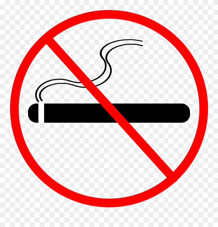 Cigarette Clipart No Smoking - No Smoking Signs Transparent - Png Download