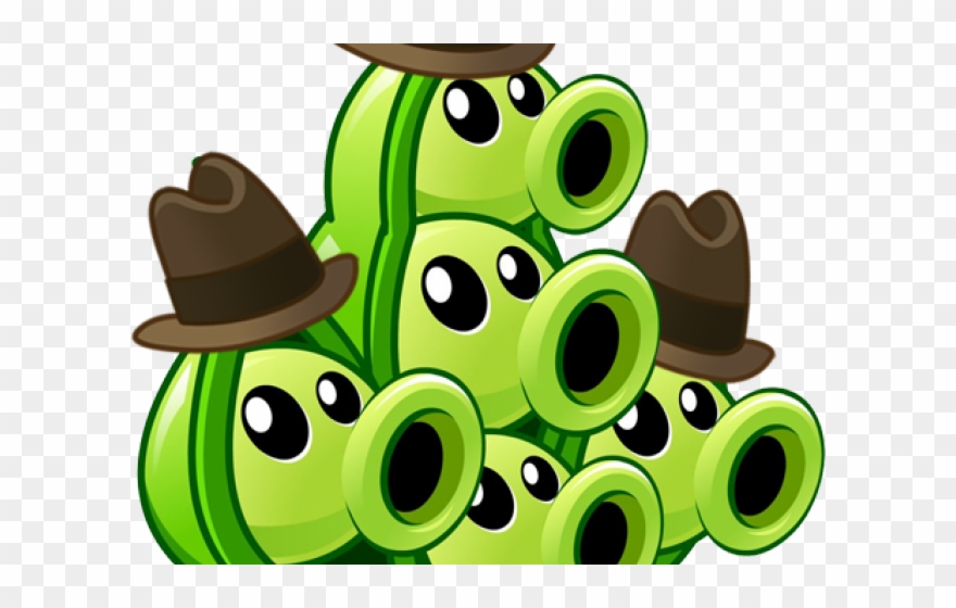 Plants Vs Zombies Clipart Pea Pod - Pea Plants Vs Zombies - Png Download