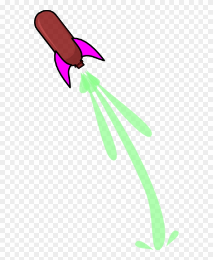 Cartoon Rocket Launch - Clip Art - Png Download