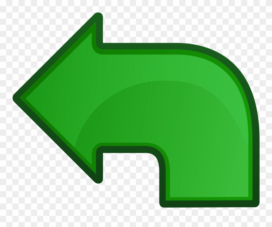 Green Arrow Pointing Left Clipart