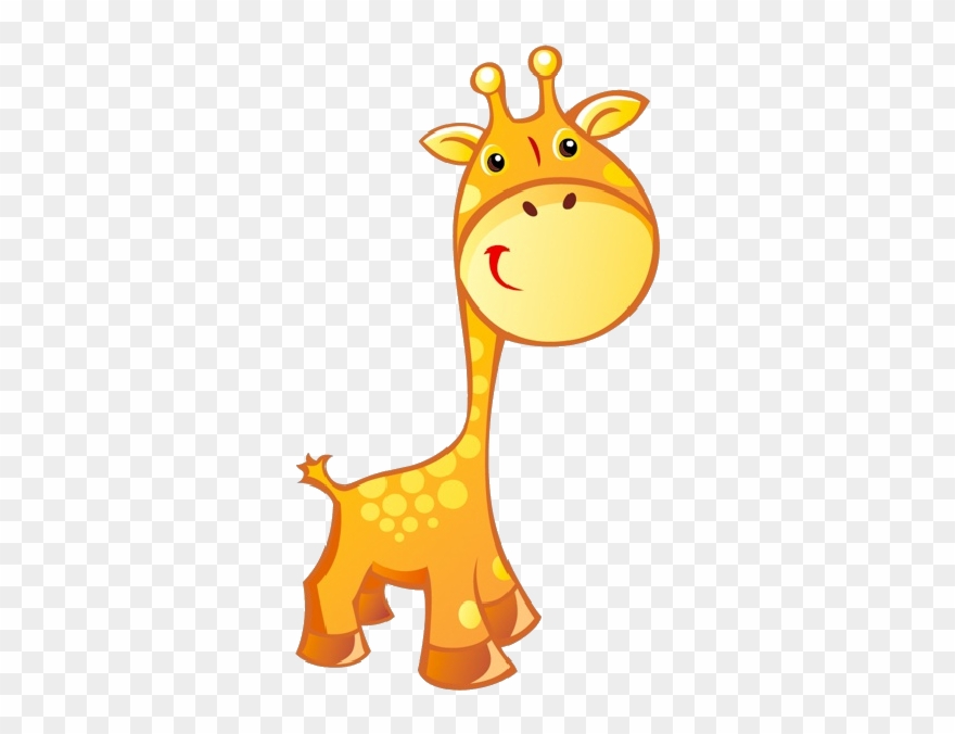 Giraffe Clip Art - Cute Giraffe Picture Cartoon - Png Download
