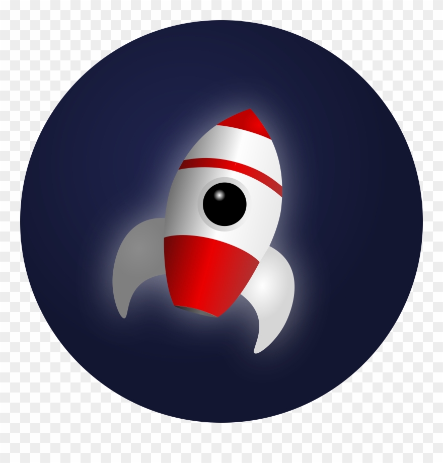 Free Rocket In Space - Rocket In Space Clipart - Png Download