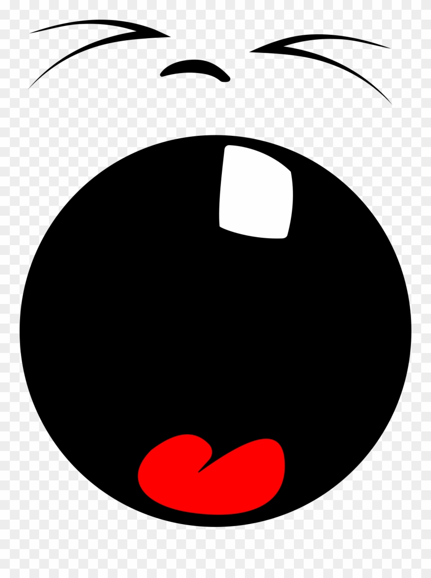Yawn Clipart Smiley - Yawning Face Png Transparent Png