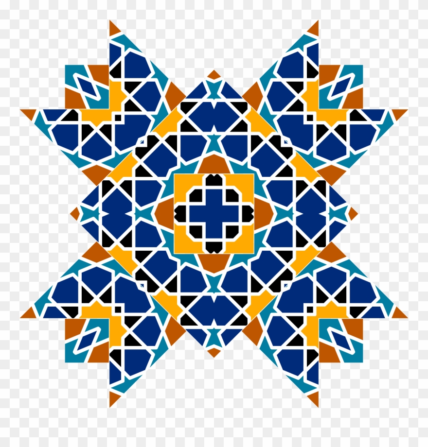 Islamic - Geometric Islamic 3d Png Clipart