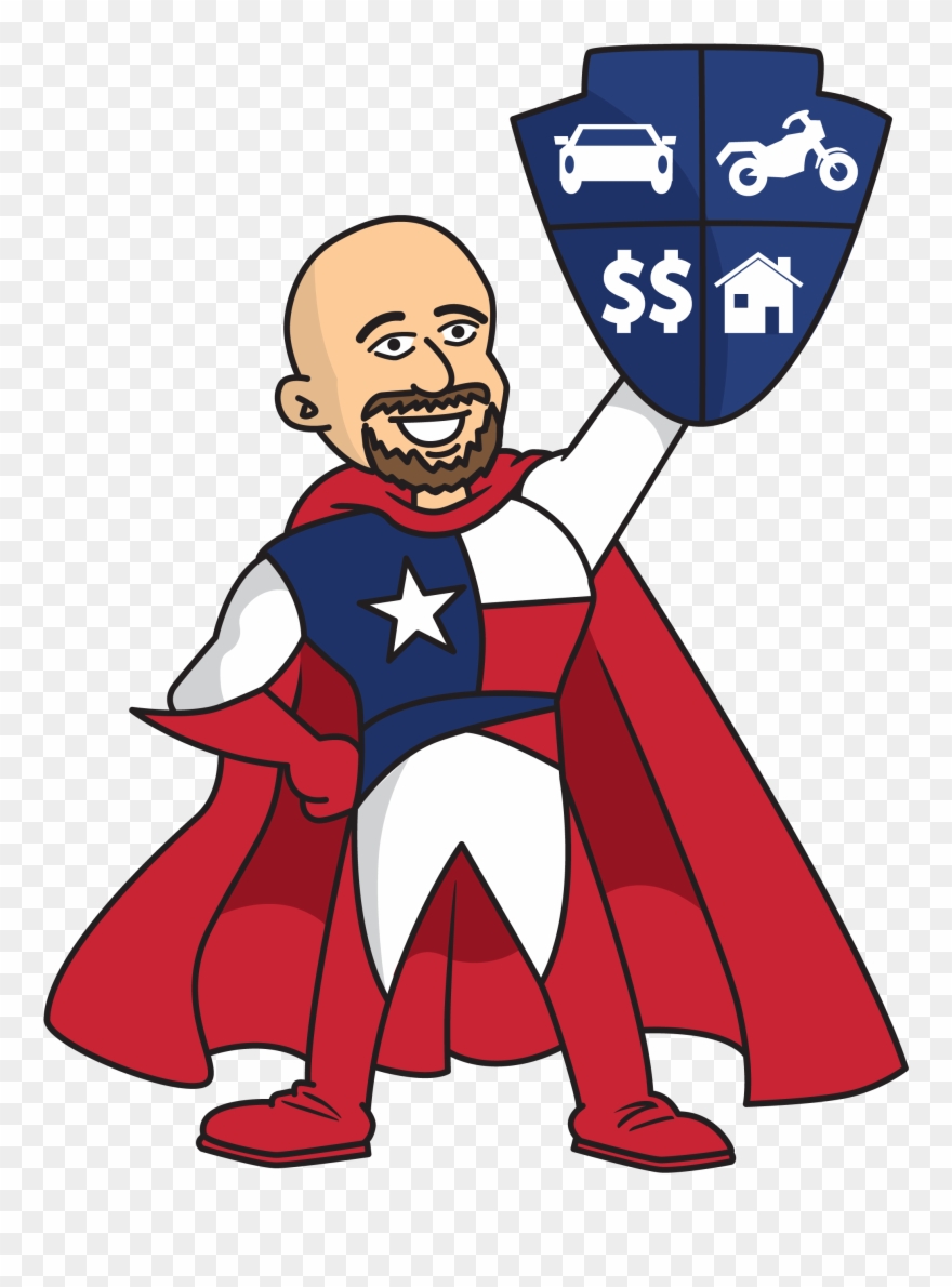 Rick Puente - Insurance Cartoon Logo Clipart