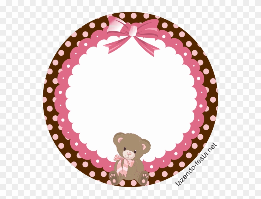 Birthday Invitations - Tags Marrom E Rosa Clipart