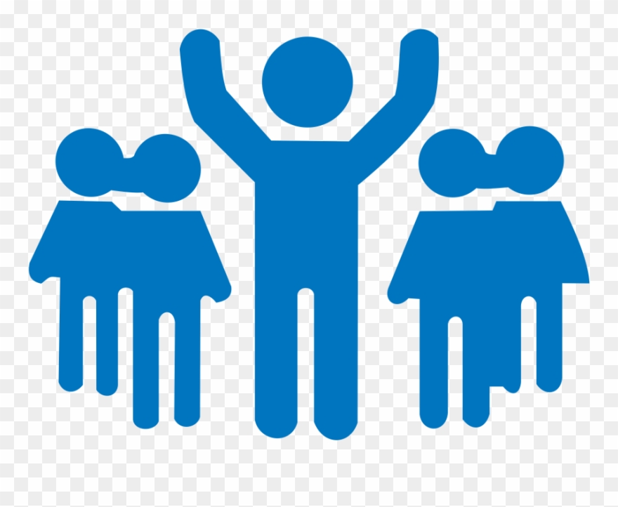 Enthusiastic Team - Leader Vector Clipart