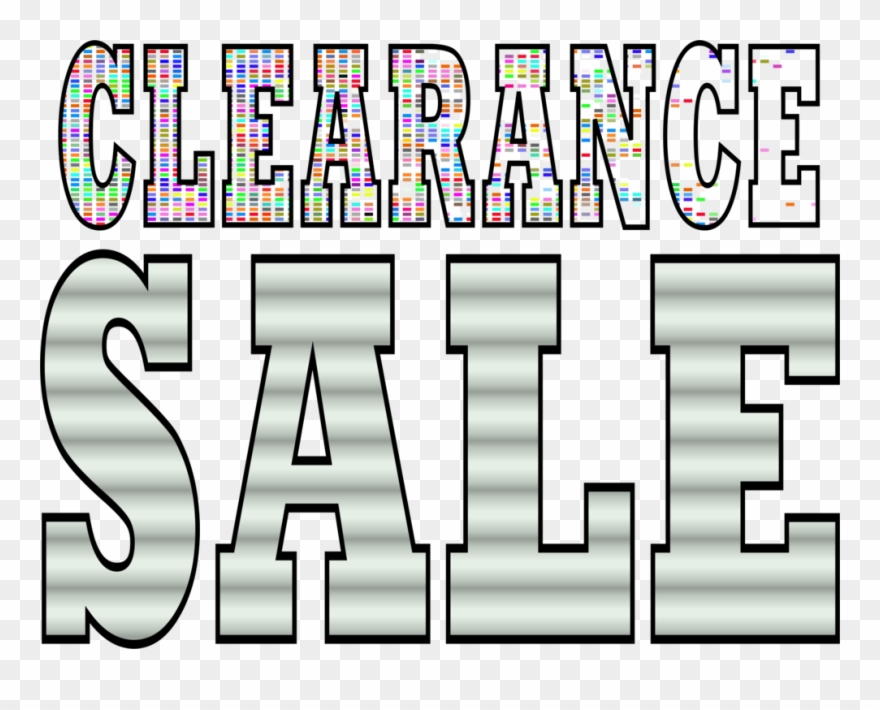 Closeout Discounts And Allowances Inventory Cartoon - Clearance Clipart - Png Download