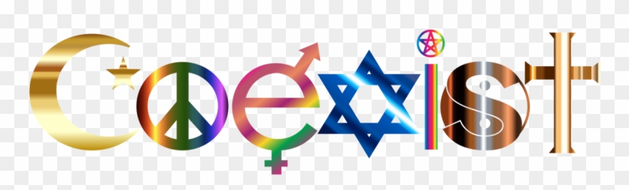 Coexist Metaphysical Market Computer Icons Religion - Religion Coexist Clipart