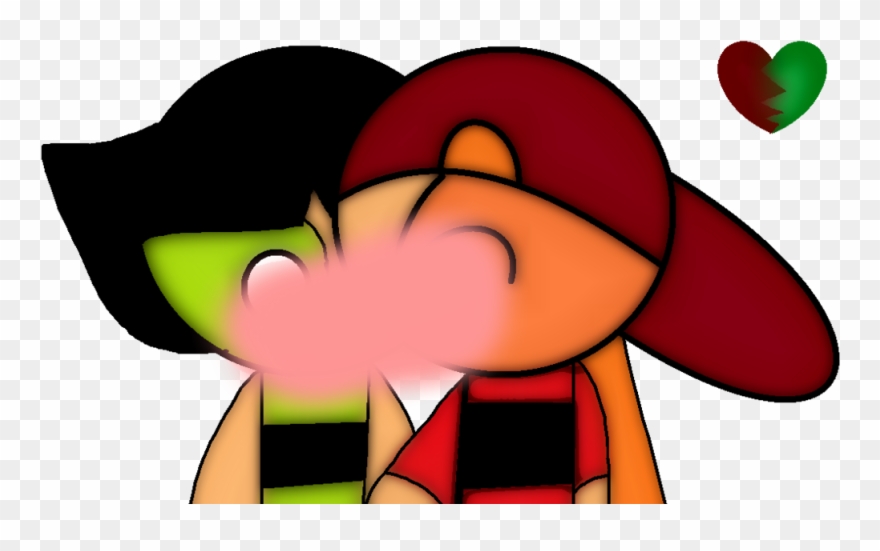 More Like Powerpown Girls Vs Rowdyrouge Girls By - Rowdyrouge Kiss Clipart