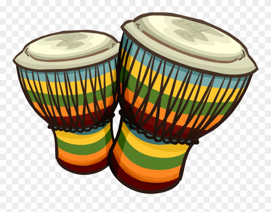 Drum Conga Djembe Clip Art Transprent Png - Bongo Drums Png Transparent Png