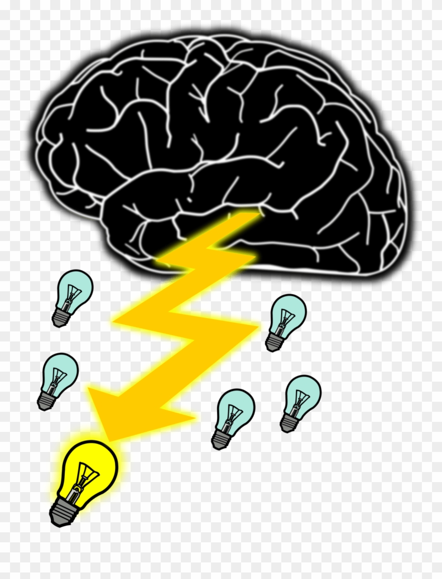 Brainstorming Idea Creativity Computer Icons Your Creative - Brain Gif Vector Png Clipart