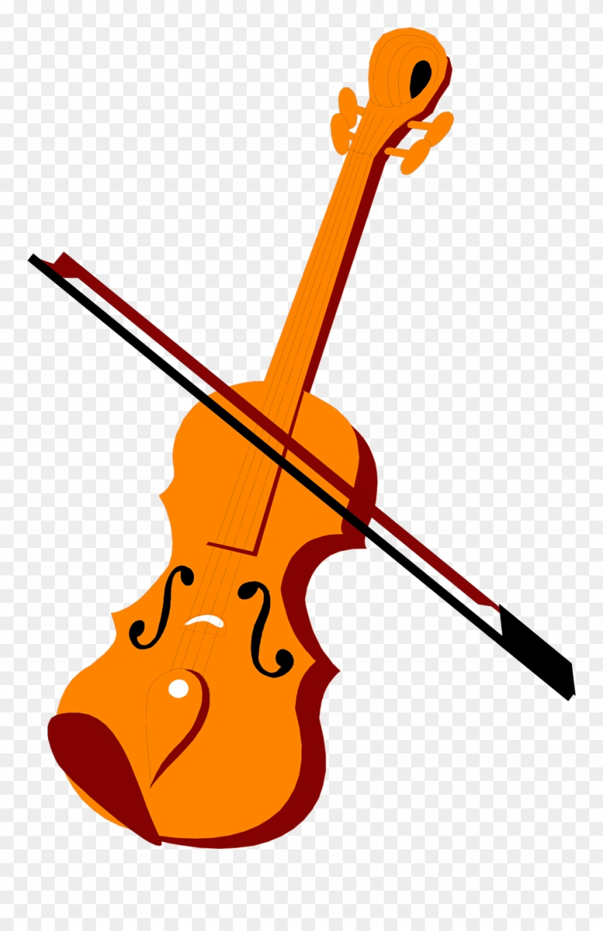 Instrument Clipart Violin Bow - Violin Clipart Transparent Background - Png Download