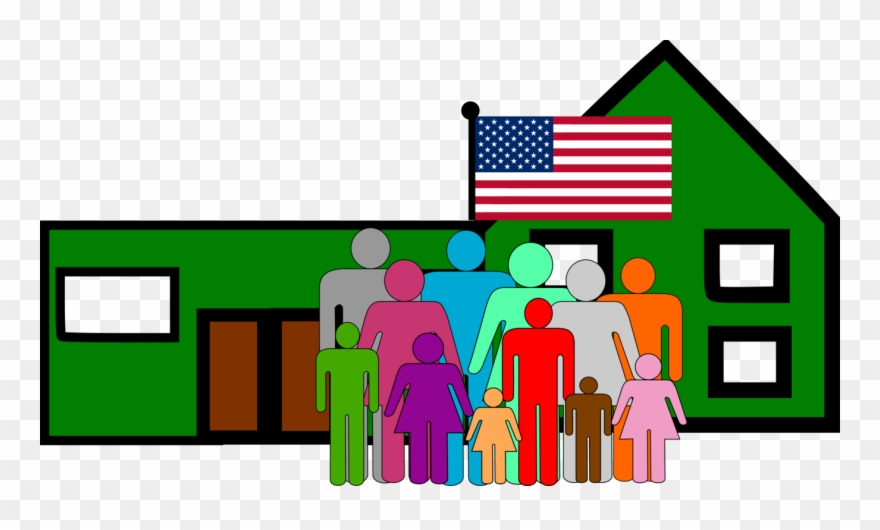 Elementary School Computer Icons First Day Of School - American Flag Clipart