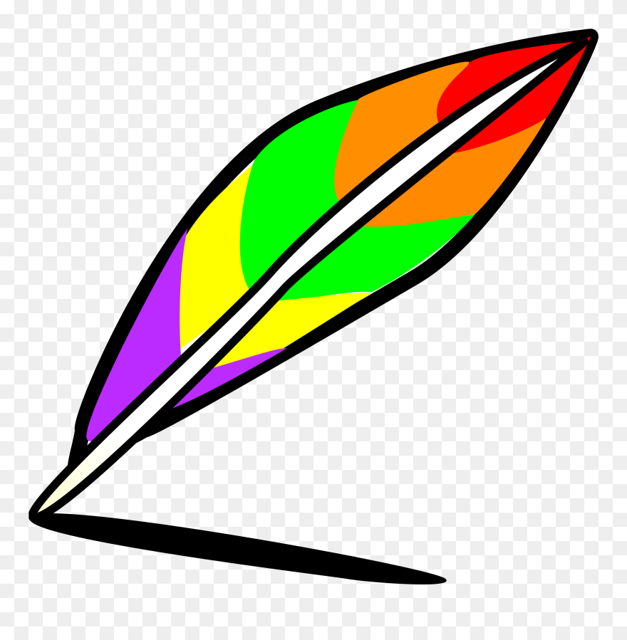 An Annotated Bibliography Is A List Of References On - Feather Clip Art - Png Download