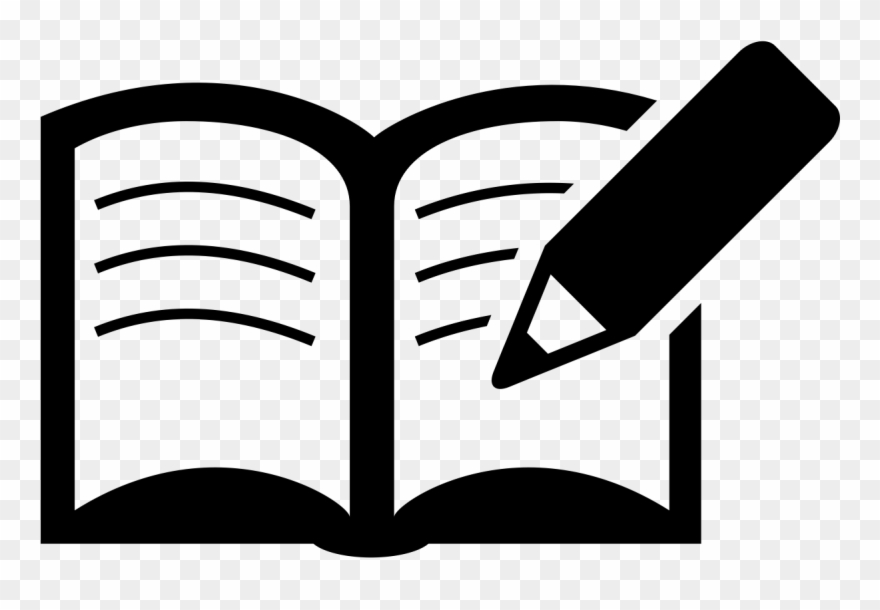 Learning Education And Training International Reference - Book And Pencil Icon Clipart