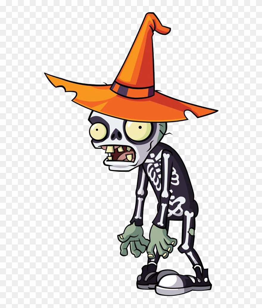 Foot Clipart Zombie - Plants Vs Zombies Zombie Halloween - Png Download