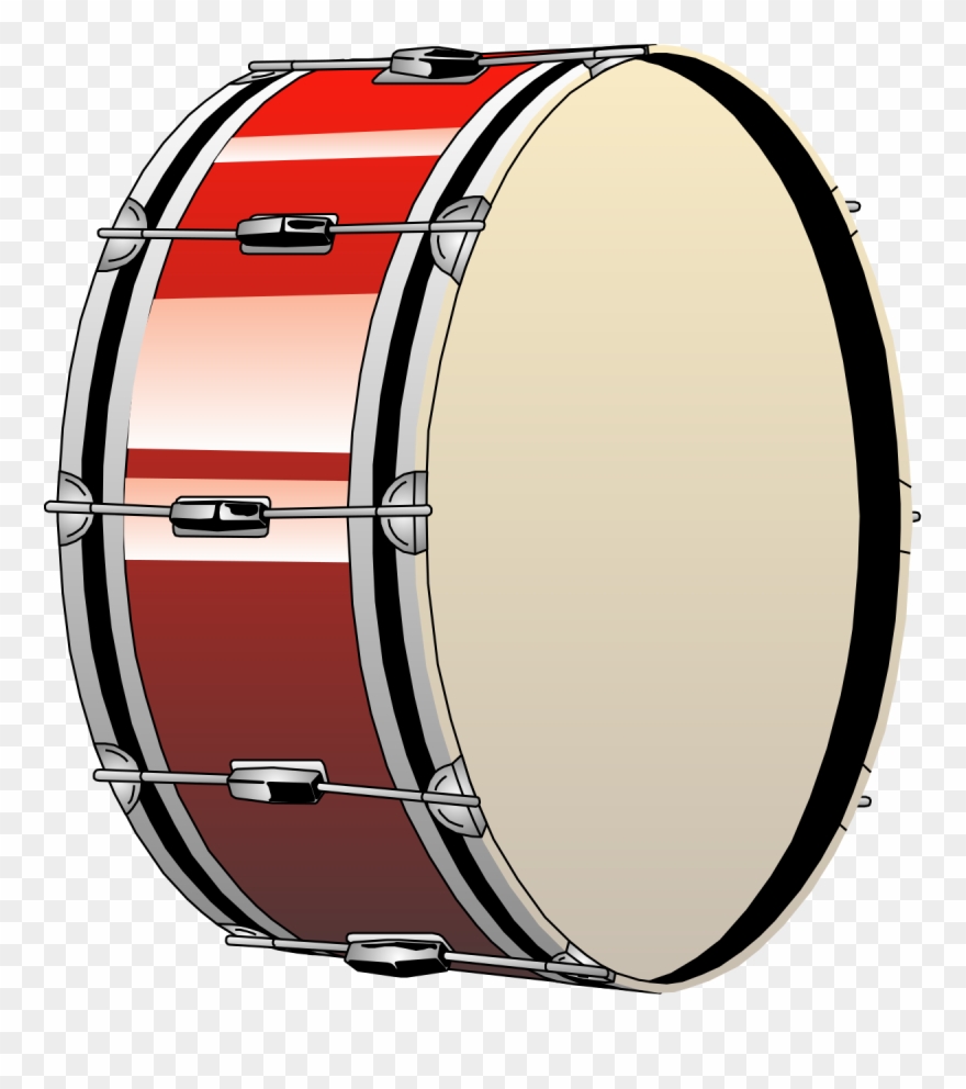 African Drum Clip Art - Bass Drum Clipart - Png Download