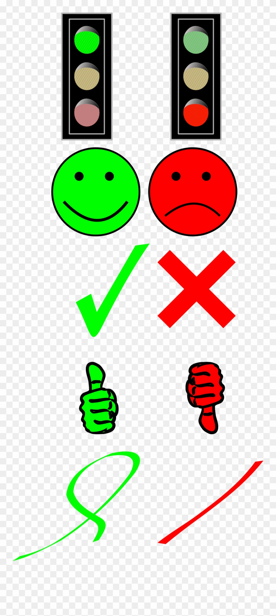 Big Image - Correct And Wrong Gif Clipart
