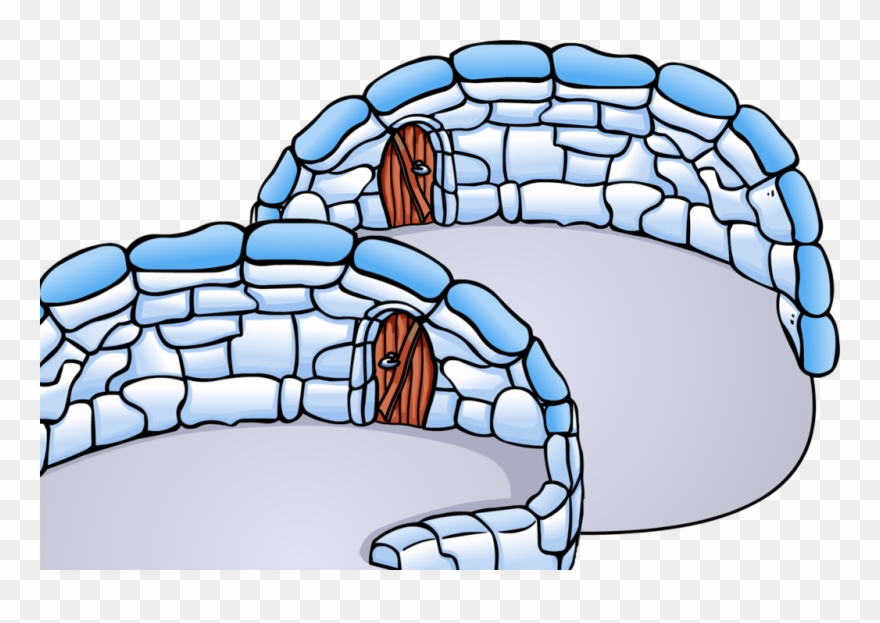 Double Igloo - Club Penguin Basic Igloo Clipart
