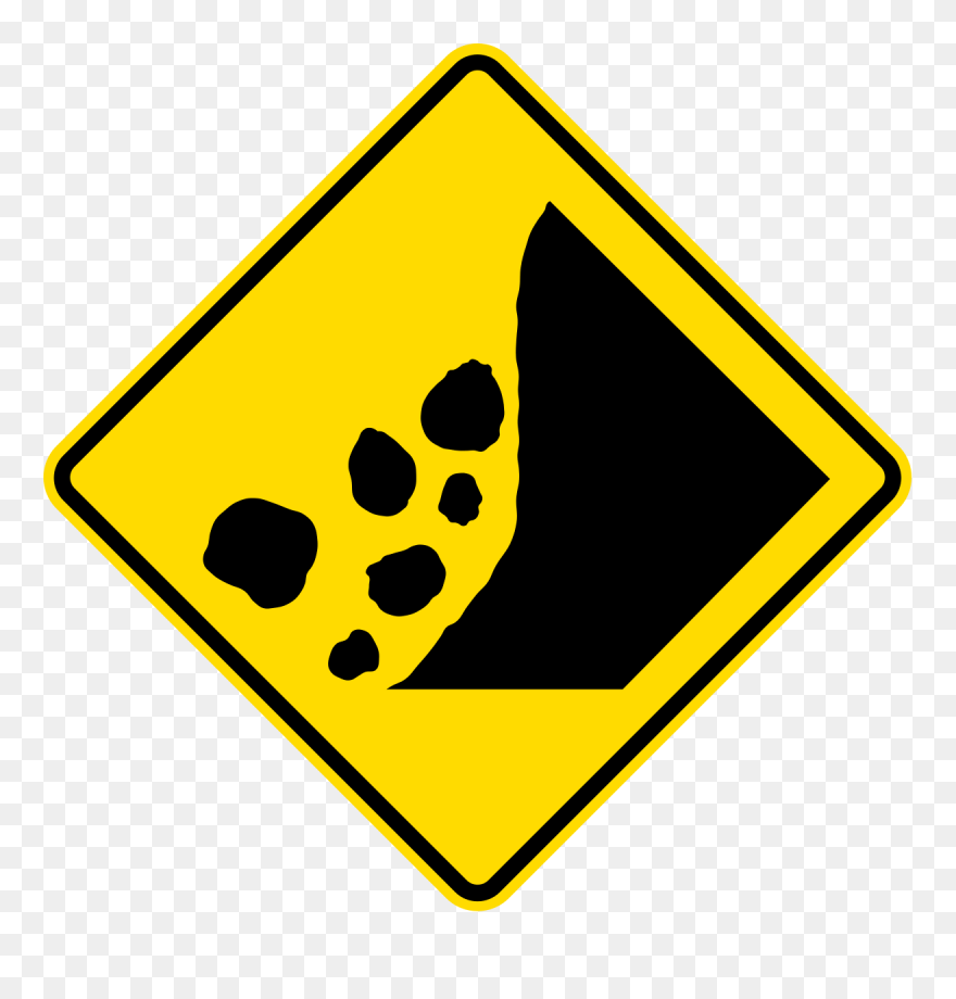 New Zealand Pw-42 - Nz Road Sign Slips Clipart