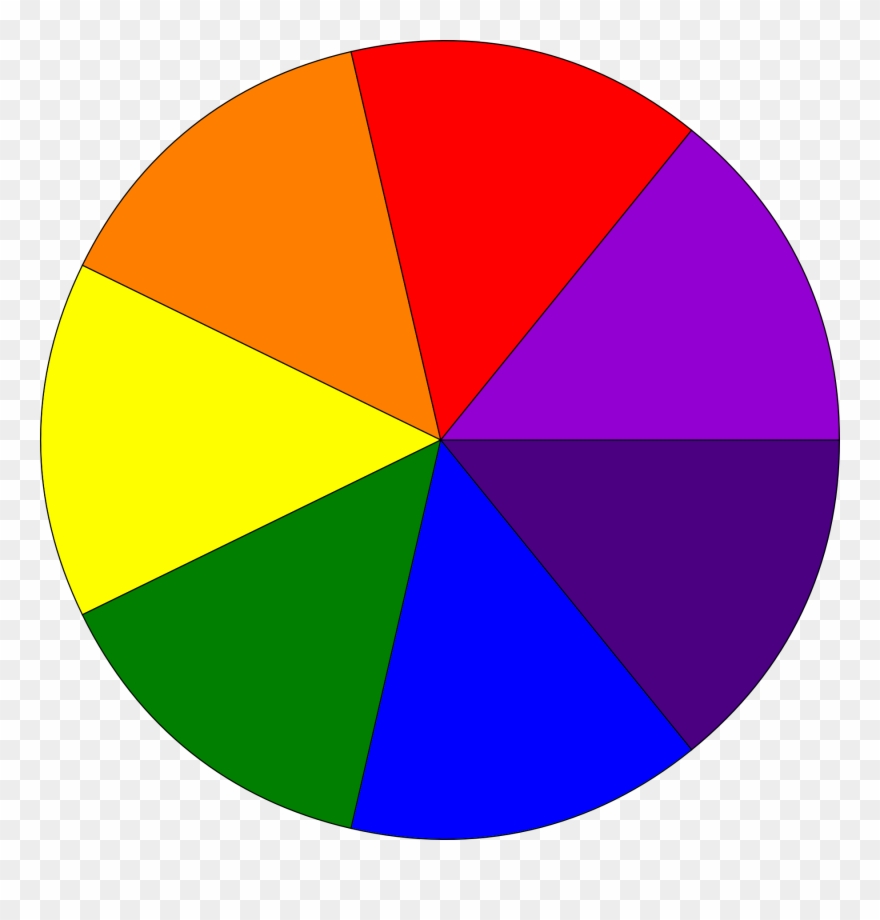 Colour Wheel 6 Colours Clipart