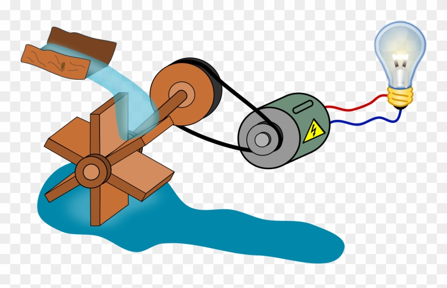 Electricity Clipart Clip Art - Hydroelectric Power Station Png Transparent Png